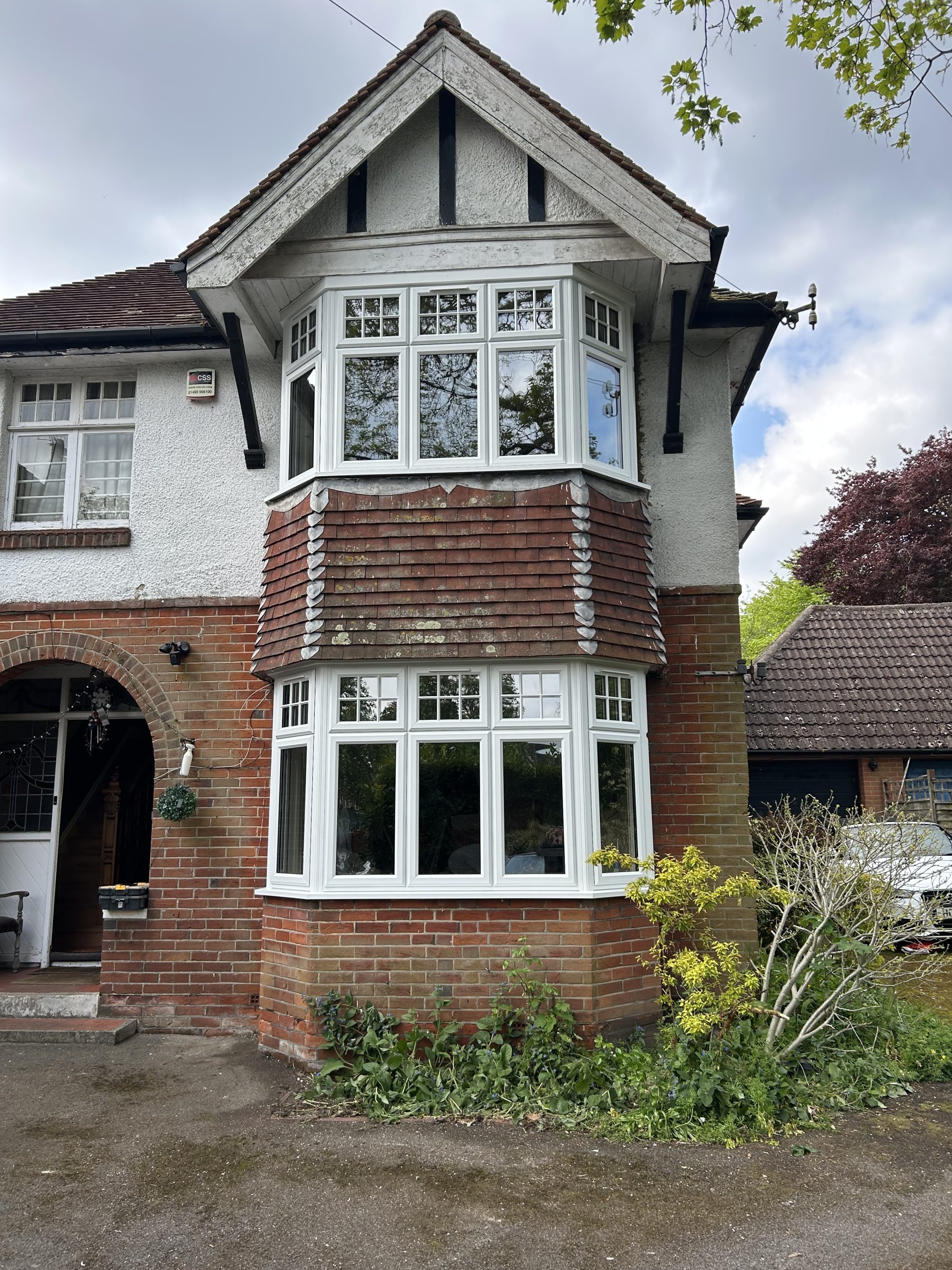uPVC bay windows, period property